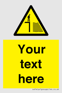 Custom Deep Water Sign